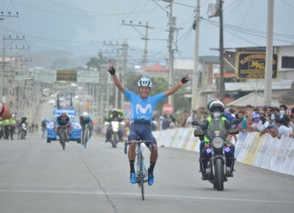 Movistar lidera la Vuelta con el carchense Cristian Toro