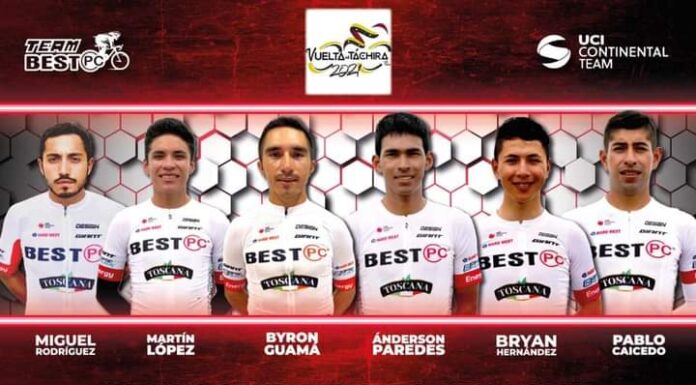 Team Best PC inicia el 2021 con la Vuelta al Táchira