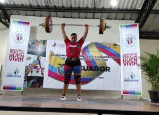 Lluvia de medallas para pesistas imbabureñas