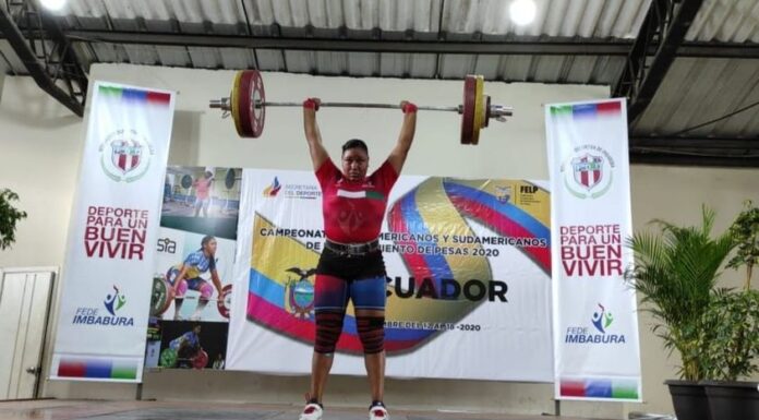 Lluvia de medallas para pesistas imbabureñas
