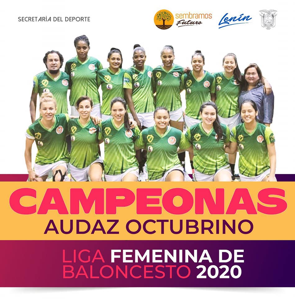 Audaz Octubrino, campeón de la Liga Femenina de Baloncesto
