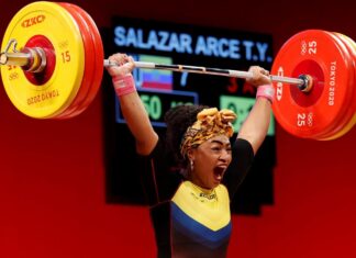 Tamara Salazar la carchense que se llevó la de plata