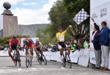 Urcuquí está de fiesta por título de Haro en la Vuelta al Ecuador