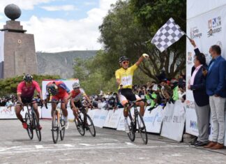 Urcuquí está de fiesta por título de Haro en la Vuelta al Ecuador