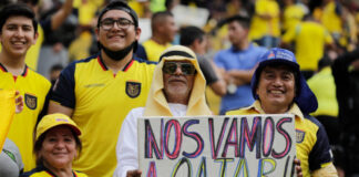 Ecuador termina en cuarto lugar las eliminatorias a Catar