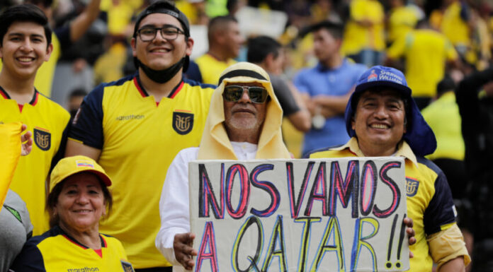 Ecuador termina en cuarto lugar las eliminatorias a Catar